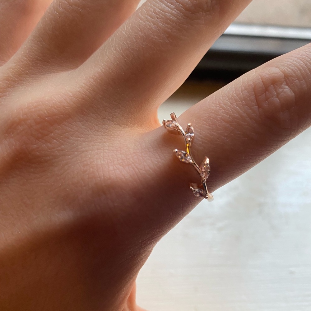 Lauren Conrad Rose Gold colored branch ring